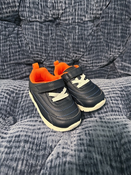 Carter's Other - Carter's Navy and Orange Infant Sneakers with White Accents